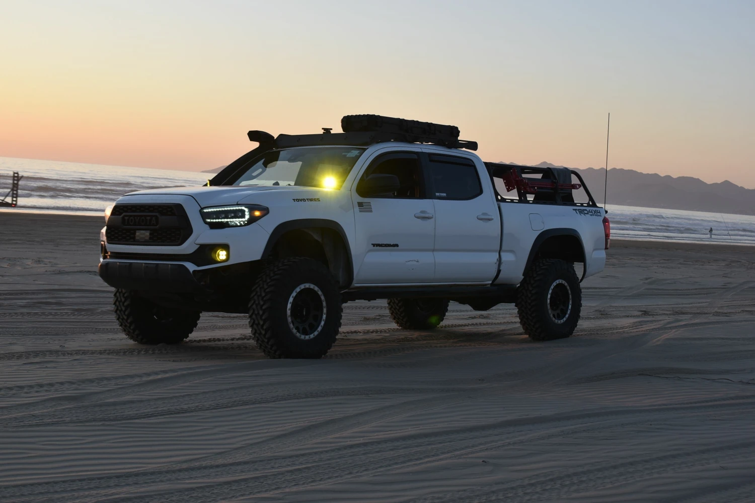 Toyota Tacoma car trash can